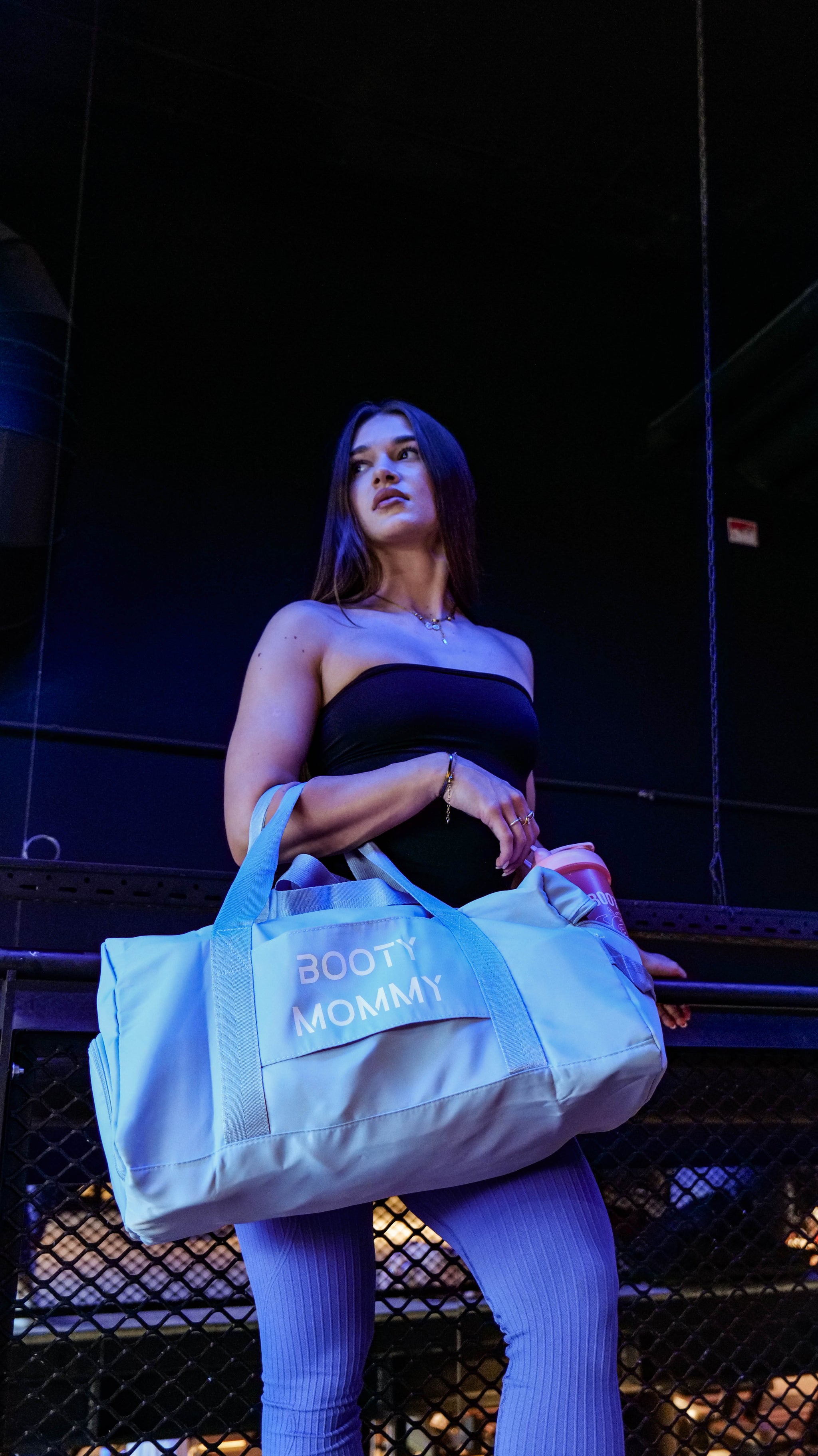 BABY PINK BOOTY MOMMY SPORT BAG