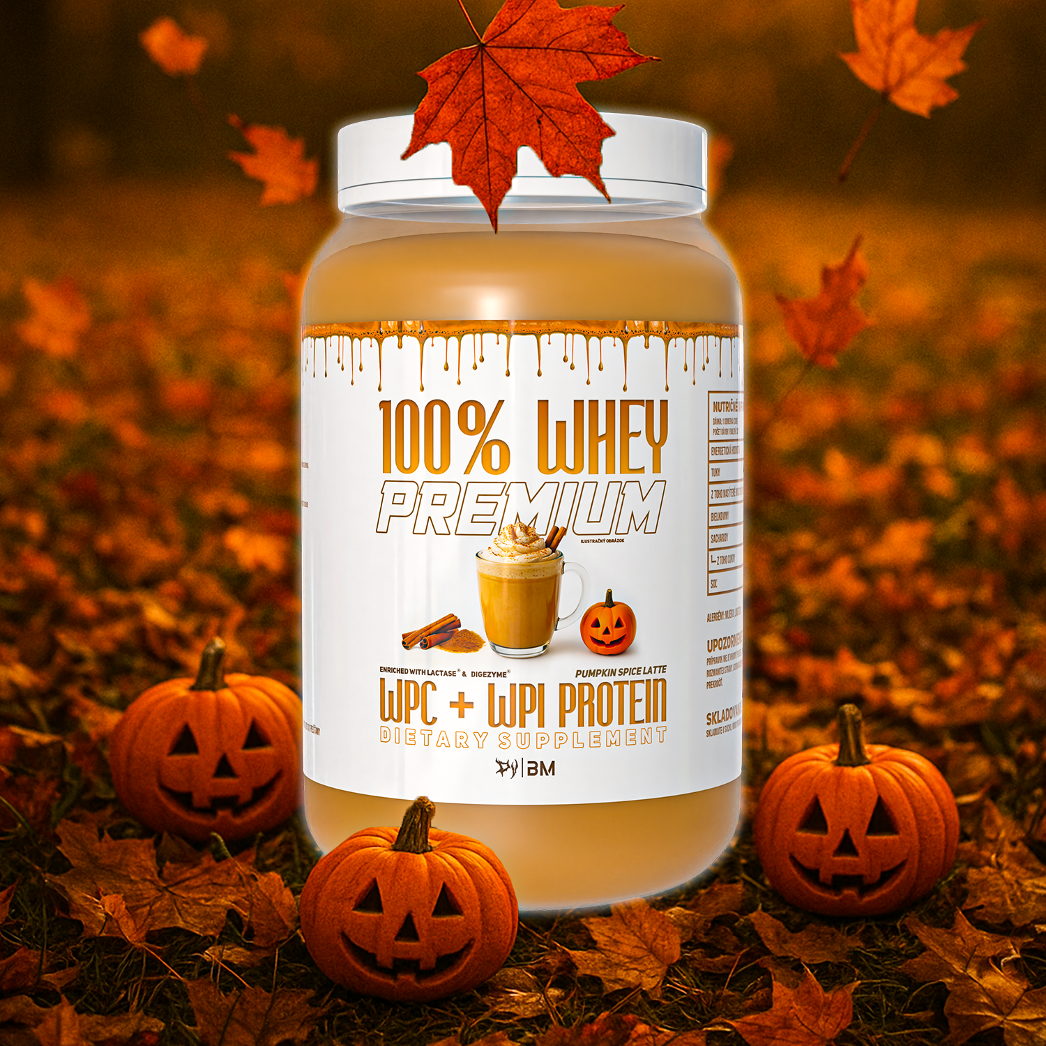 100% PREMIUM WHEY PUMPKIN SPICE LATTE