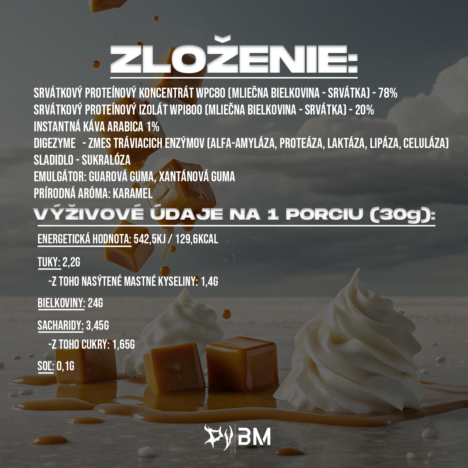 100% PREMIUM WHEY PROTEIN CARAMEL FRAPPUCCINO