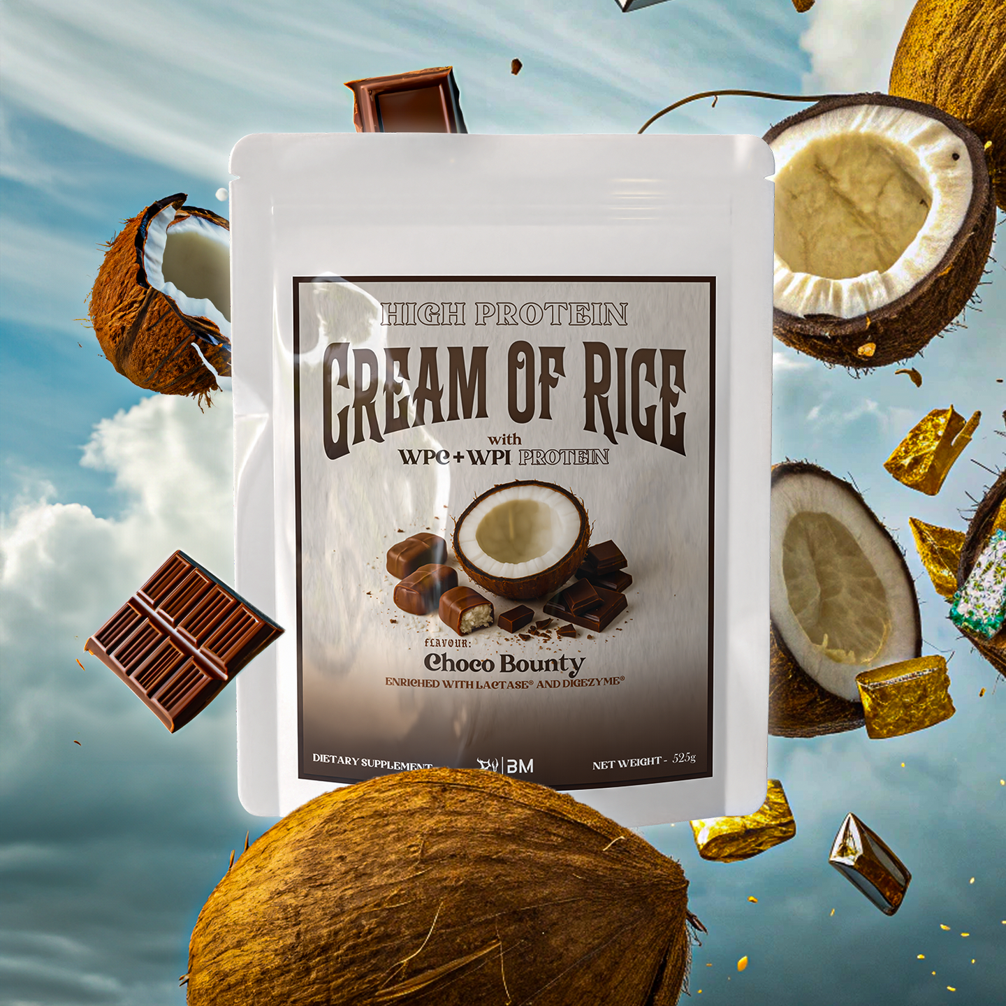 HIGH PROTEIN CREAM OF RICE CHOCO BOUNTY
