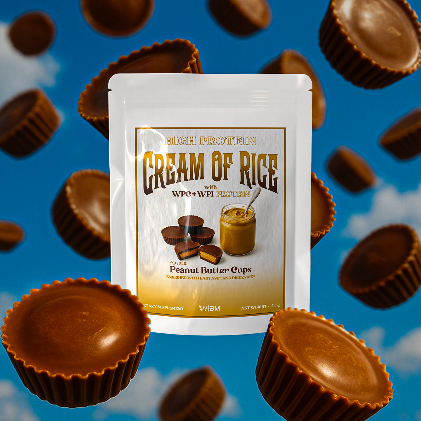 HIGH PROTEIN CREAM OF RICE PEANUT BUTTER CUPS