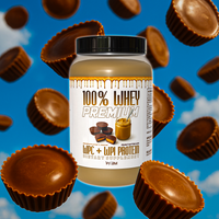 100% PREMIUM WHEY PROTEIN PEANUT BUTTER CUPS